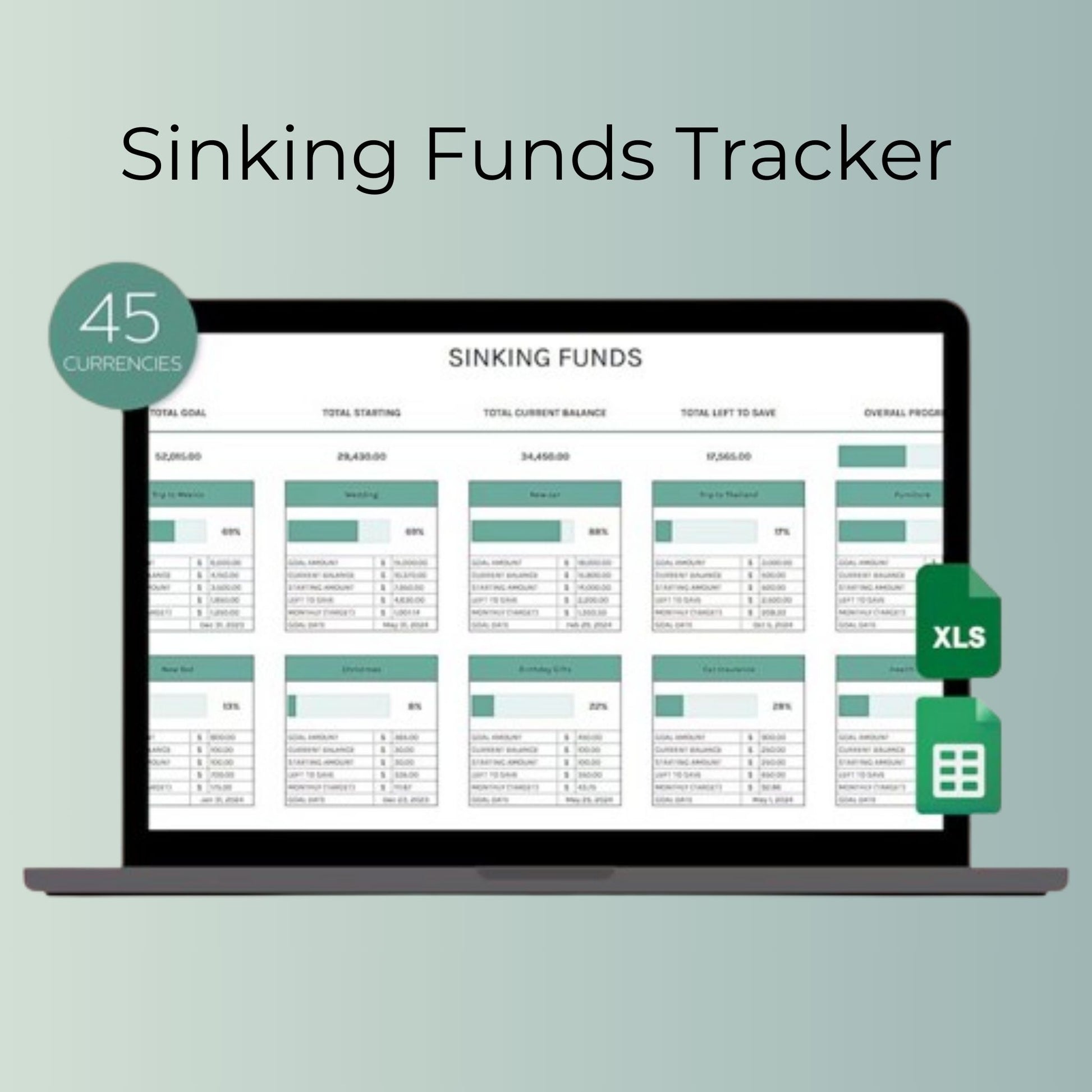 Sinking Funds Tracker